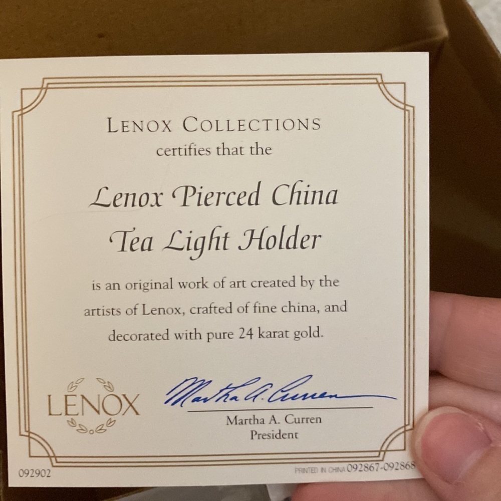 Lenox Collections Tea Light - Picture 10 of 10